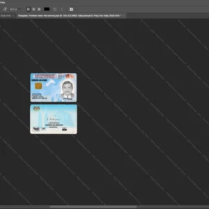 Malaysia Id Card Psd Template version 2 (2018-present) - photorealistic shadow details