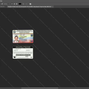 Venezuela Driver License Psd Template version 1 - cinematic prop for movie production