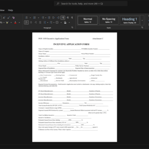 USA New York State Energy Research and Development Authority NYSERDA Electricity Bill Template, Customizable document in Word and PDF format