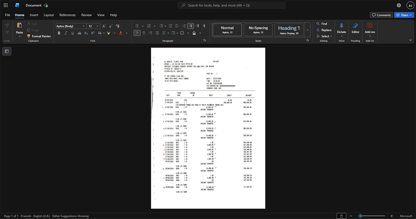USA Wells Fargo Bank Statement Template, Blank template in Word and PDF format