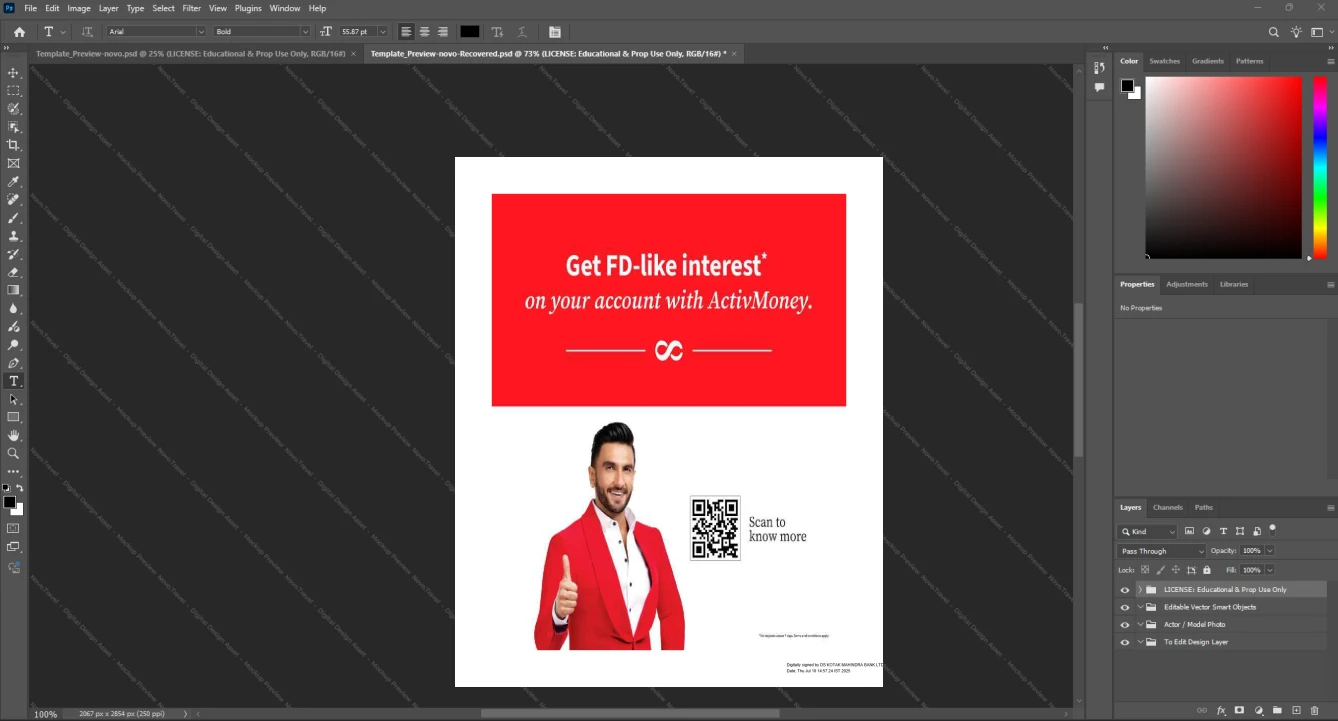 India Kotak Mahindra Bank Bank Statement Template, printable document in Word and PDF format, Page 7