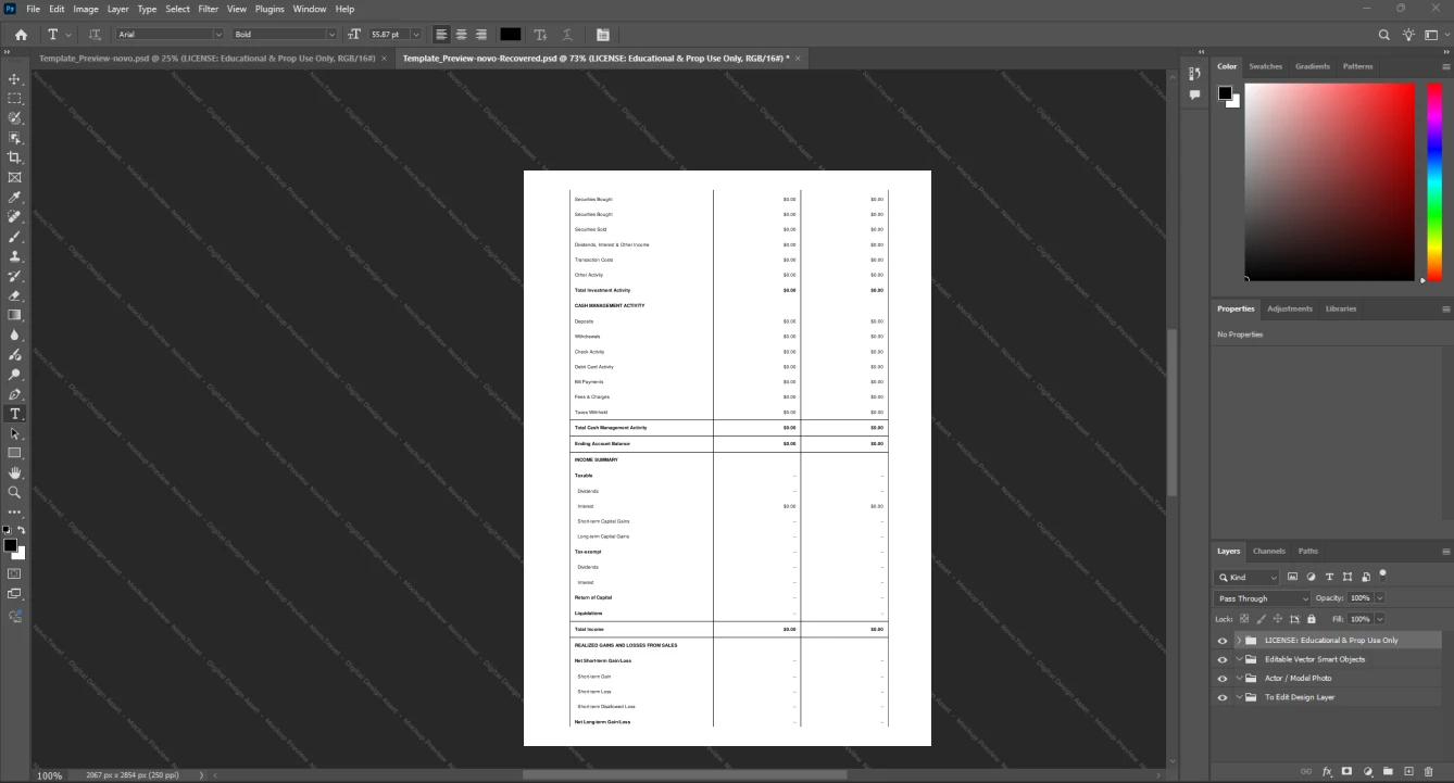 USA Aspiration Bank Bank Statement Template, Fully structured template in Word and PDF format, Page 3